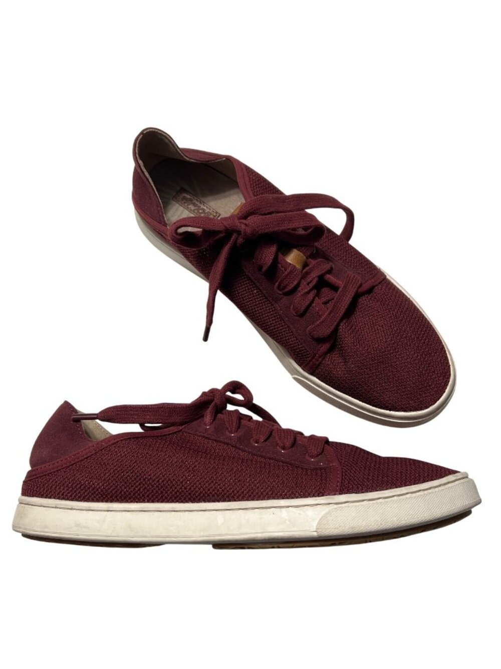 Olukai Pehuea Li Burgundy Sneakers